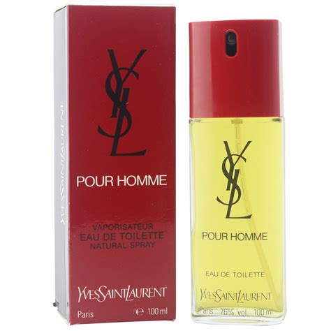 yves saint laurent parfum homme 100ml|yves saint laurent pour homme.